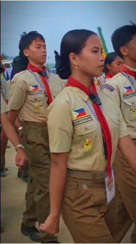 Scouts in formation during Day 5