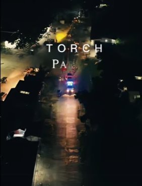 Evening torch parade